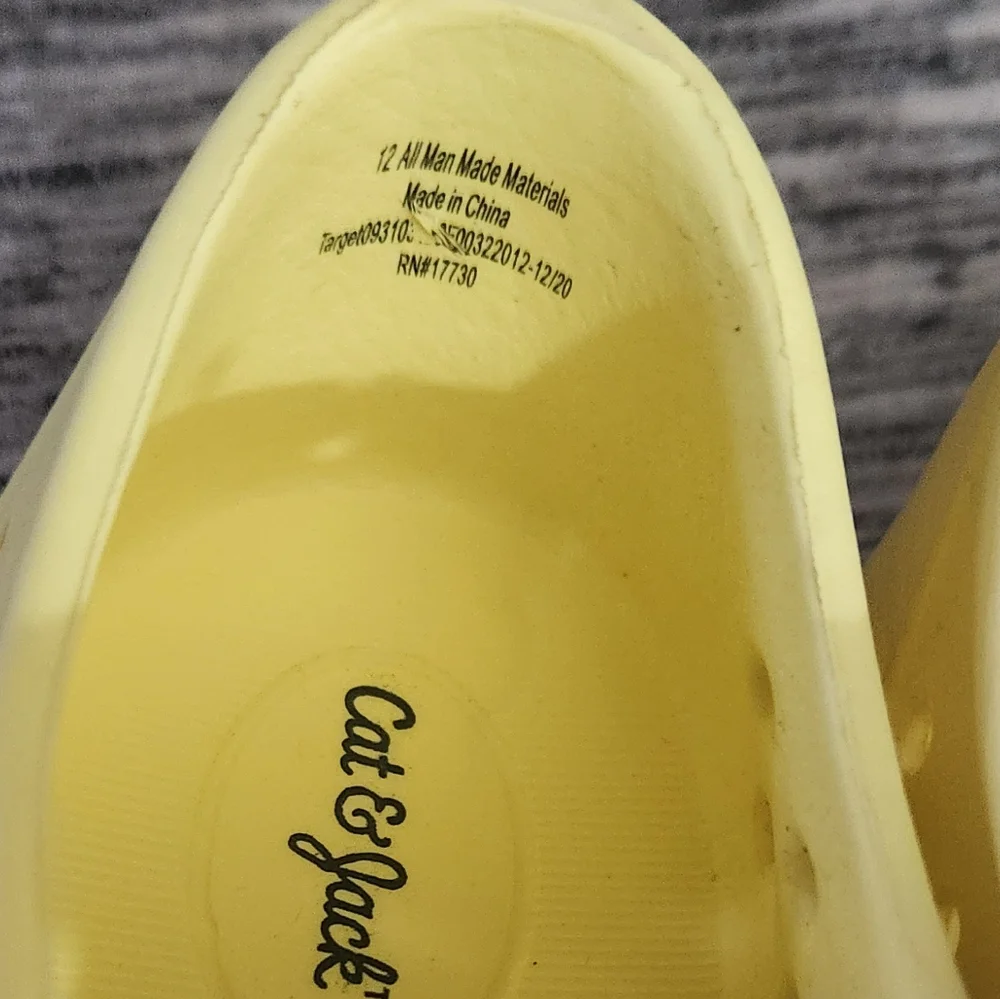 Cat & Jack Yellow Kids Slip-On Shoes